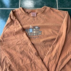 Life Is Good Tan Long Sleeve Tee